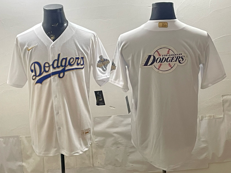 Men Los Angeles Dodgers blank white Game 2026 Nike MLB Jersey 0408003->->MLB Jersey